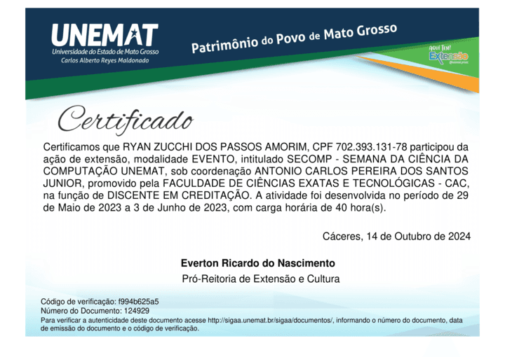 Certificado